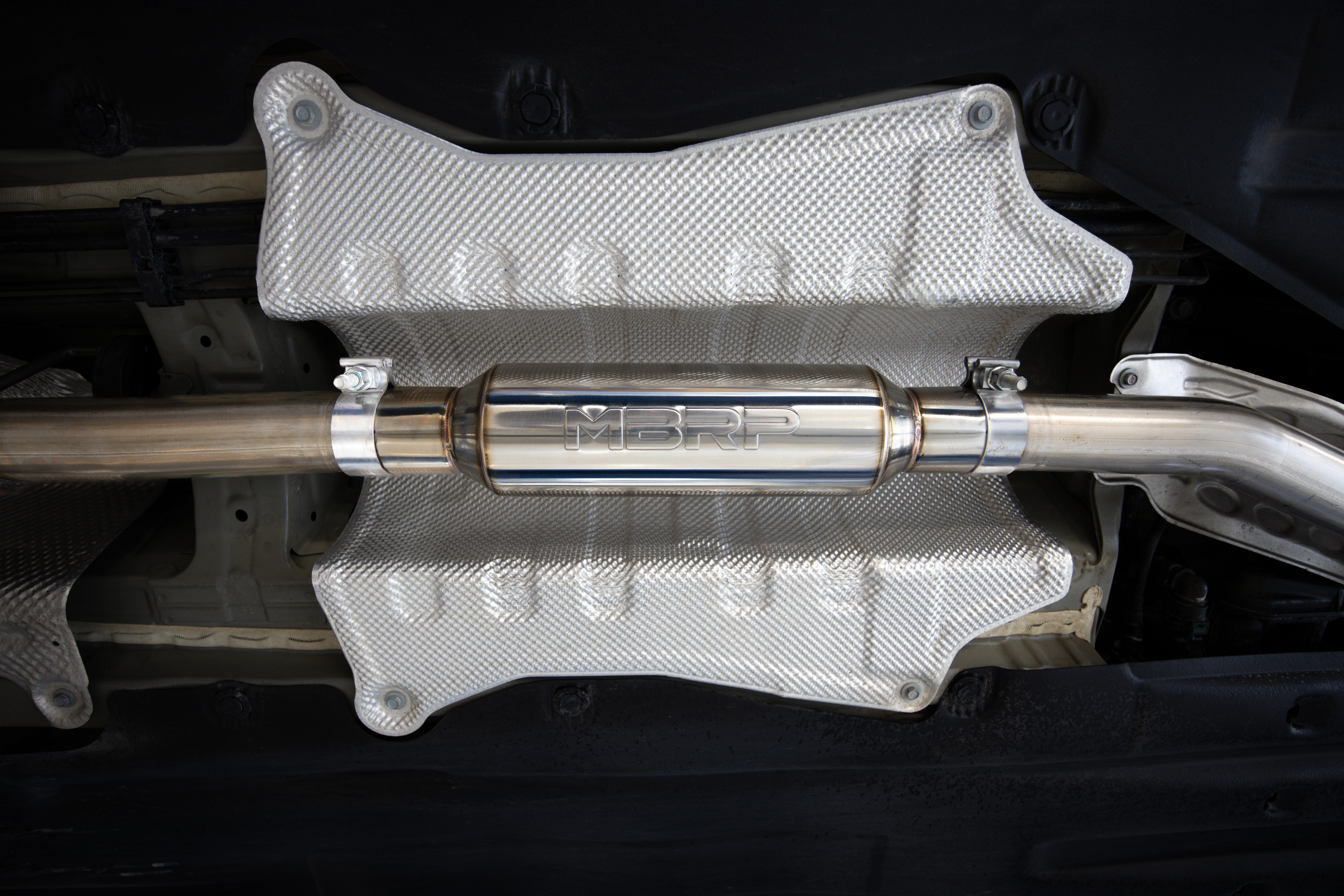 MBRP Exhaust 2.5\" Cat Back, Single Rear Exit, T304 With CF Tips